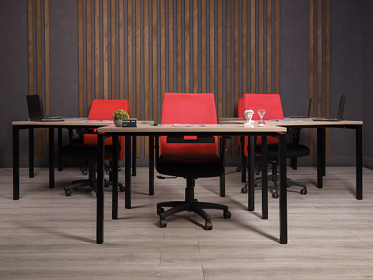 Стол прямоугольный Narbutas NOVA U ДСП Ясень шимо Литва