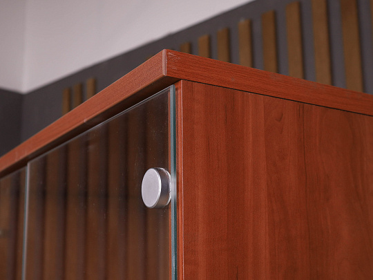 Шкаф для документов ДСП Вишня Россия