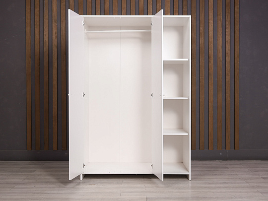 Шкаф для одежды ДСП Белый Россия