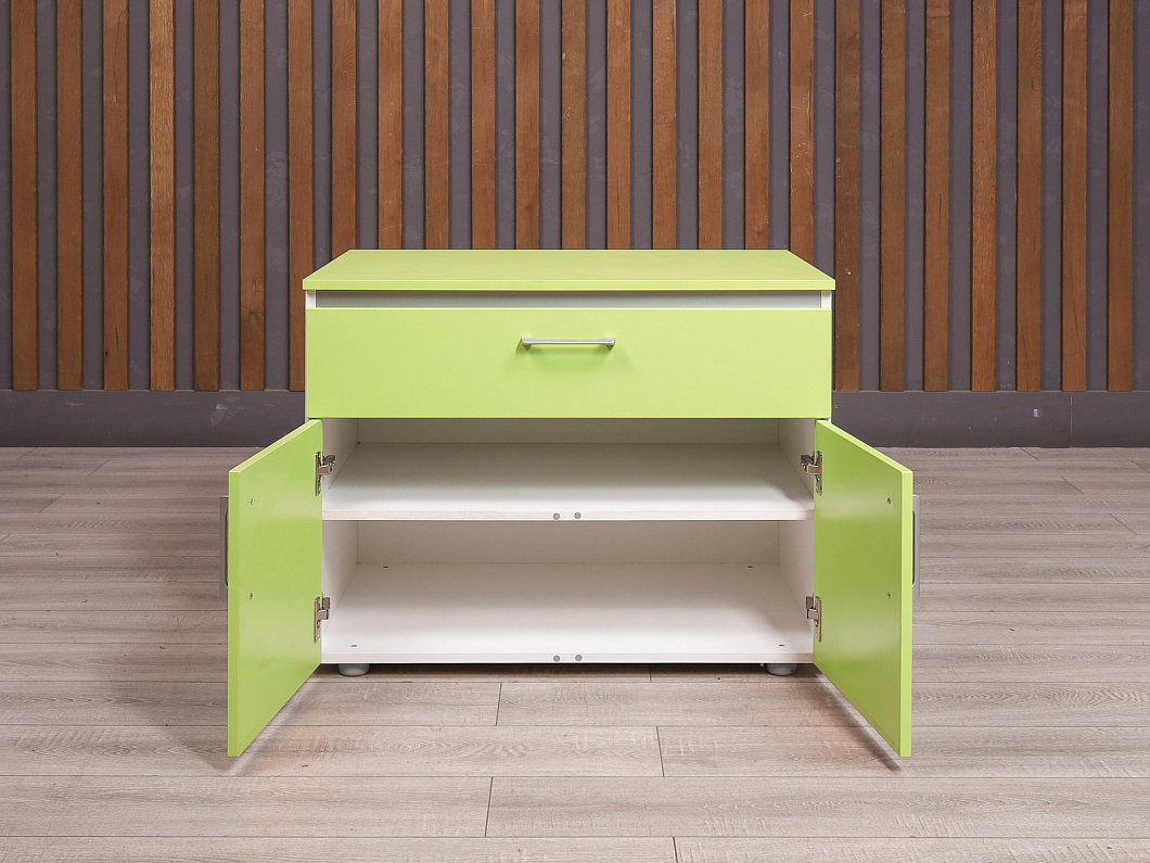 Тумба под оргтехнику ДСП Зелёный Россия (24370-22085)