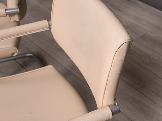 Конференц-кресло Искусственная кожа Бежевый Россия