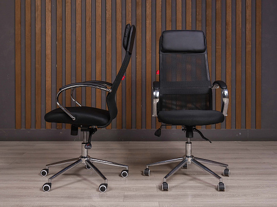 Офисное кресло ДЭФО Ткань Чёрный Россия