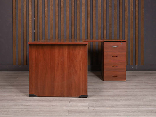 Стол с тумбой ДСП Вишня Россия