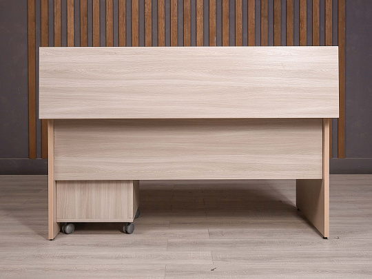 Стол с тумбой ДСП Ясень шимо Россия