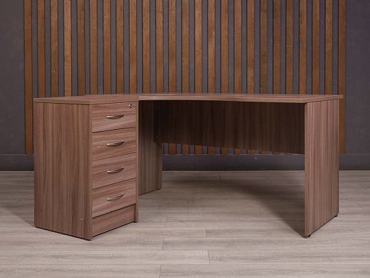 Стол с тумбой ДСП Ясень шимо Россия