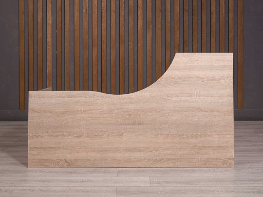 Стол эргономичный ДСП Ясень шимо Россия