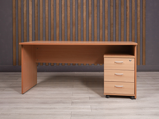 Стол с тумбой ДСП Клен Россия