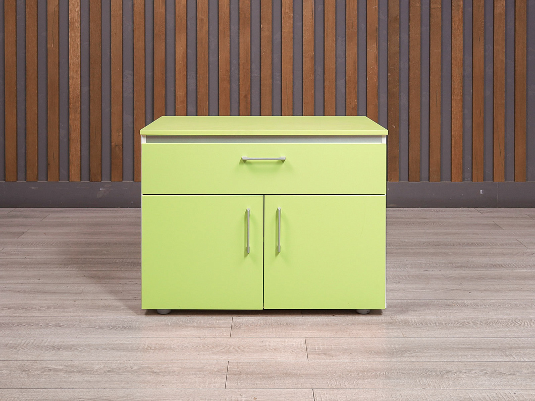 Тумба под оргтехнику ДСП Зелёный Россия (24370-22085)