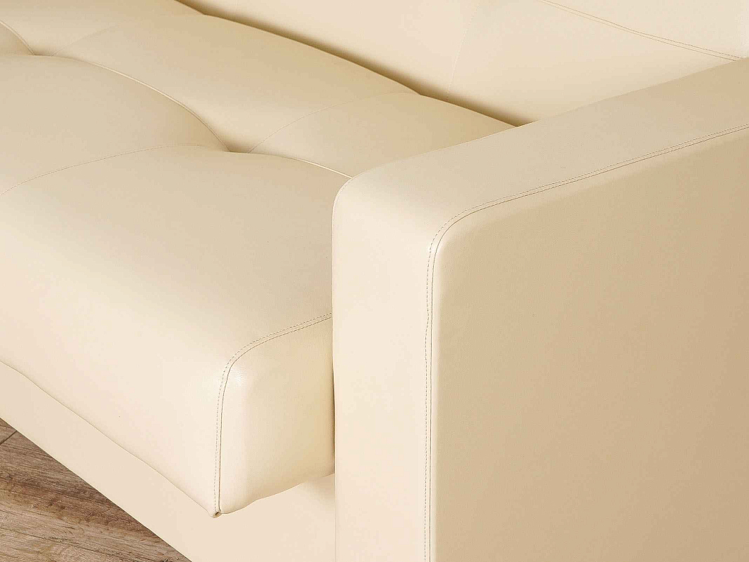 Диван 1520x850 Искусственная кожа Бежевый Россия (4166-09060)