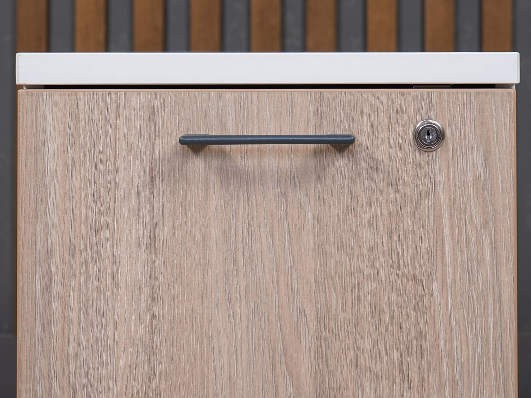 Тумба под оргтехнику ДСП Ясень шимо Россия (24374-12034)