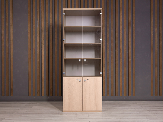 Шкаф для документов ДСП Ясень шимо Россия