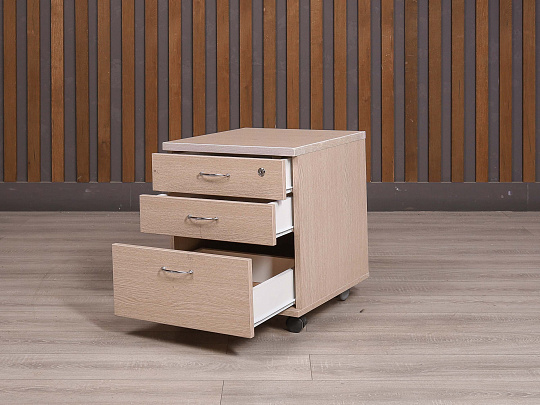 Тумба подкатная ДСП Ясень шимо Россия