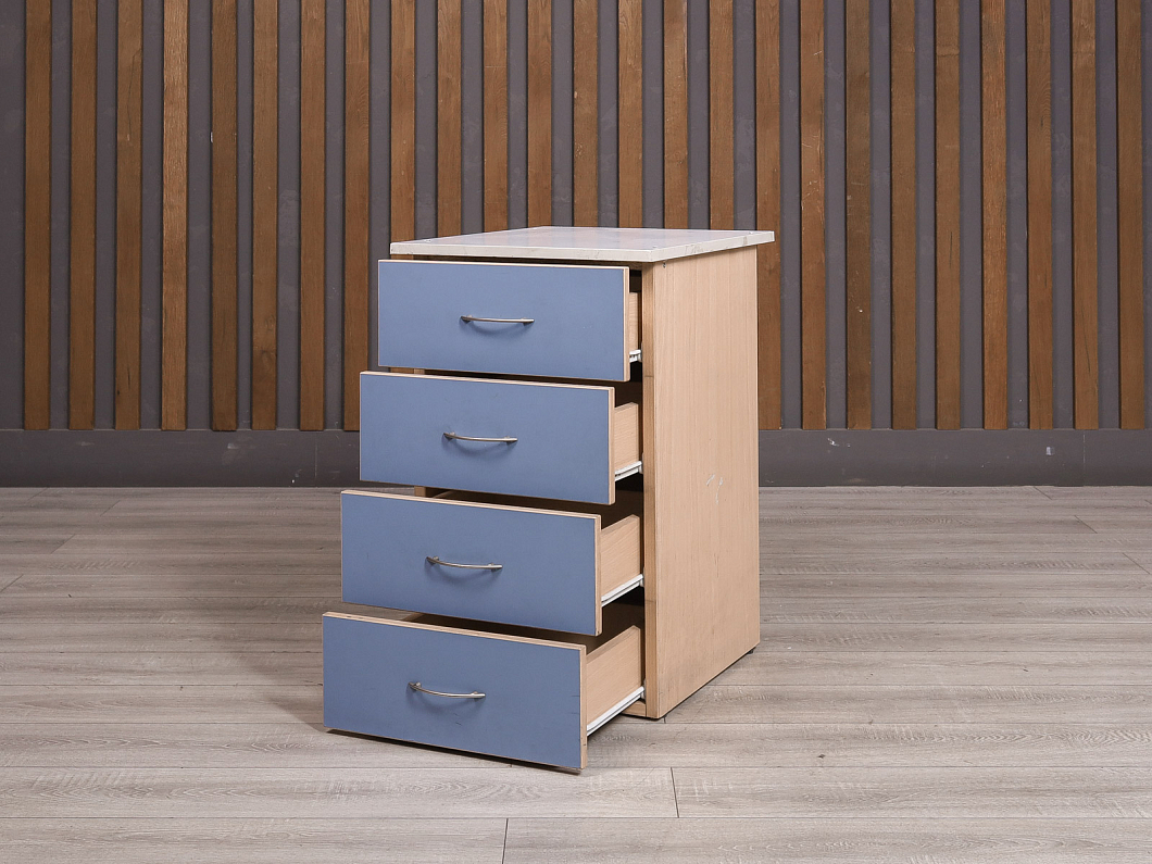 Тумба приставная ДСП Синий Россия (24268-21085)