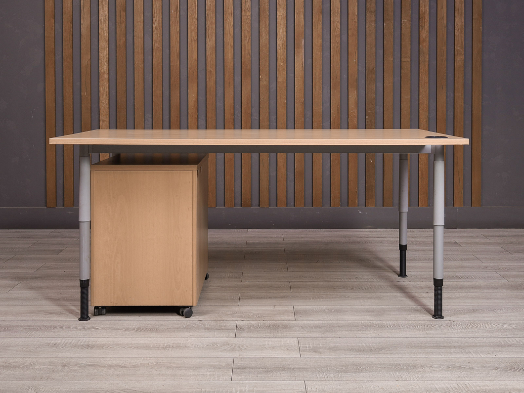 Стол с тумбой EFG ДСП Клен Швеция (2157-11085)