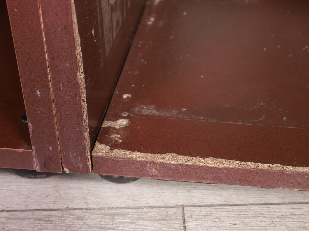 Тумба под оргтехнику ДСП Орех Россия (24351-23105)