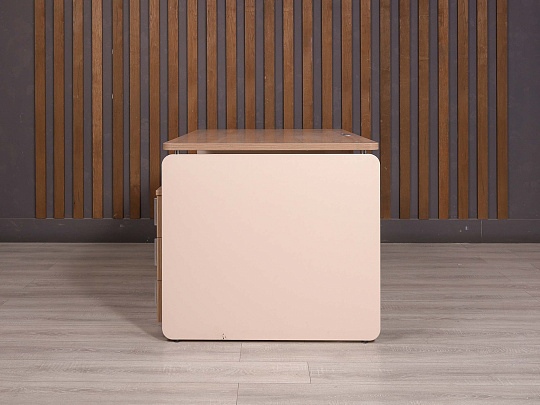 Стол с тумбой ДСП Ясень шимо Россия