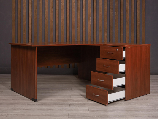 Стол с тумбой ДСП Вишня Россия