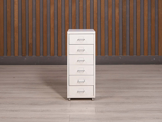 Тумба подкатная Металл Белый Россия