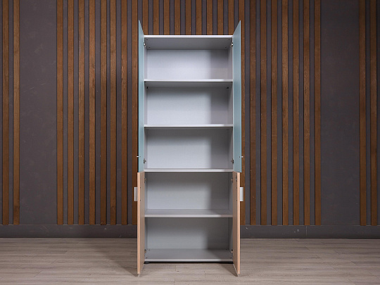 Шкаф для документов ДСП Ясень шимо Россия