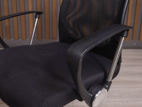 Офисное кресло Easy Chair Искусственная кожа Чёрный Россия