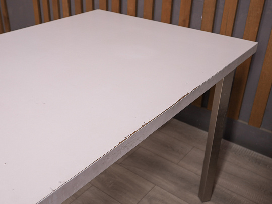 Стол прямоугольный IKEA ДСП Белый Россия