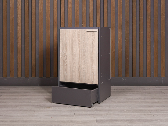 Тумба под оргтехнику ДСП Ясень шимо Россия