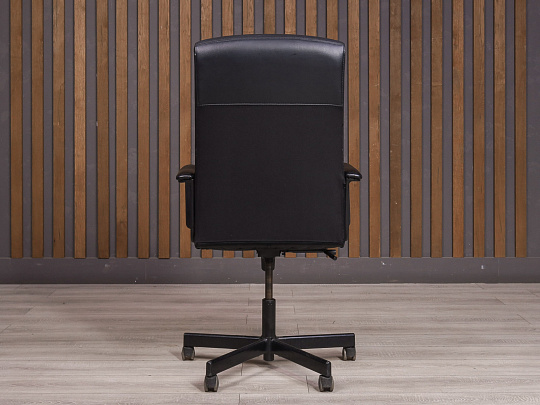 Кресло руководителя IKEA Искусственная кожа Чёрный Китай