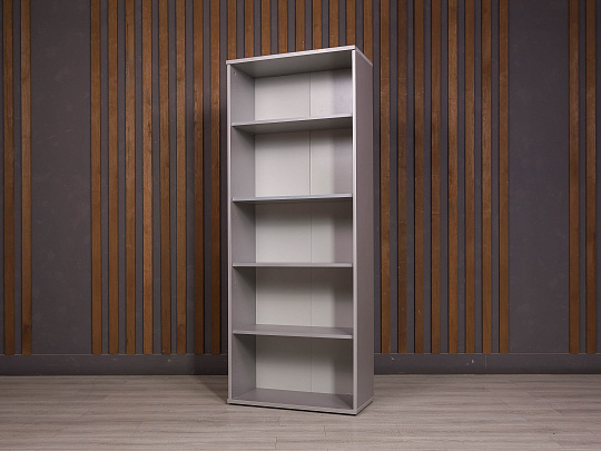 Шкаф-стеллаж для документов ДСП Серый Россия