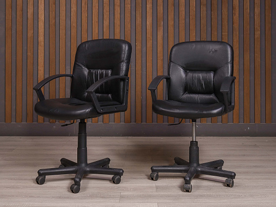 Офисное кресло Искусственная кожа Чёрный Россия