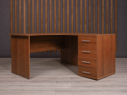 Стол с тумбой ДСП Орех Россия