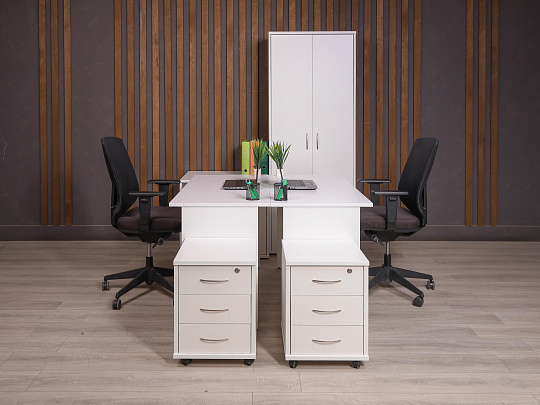 Комплект офисной мебели ДСП Белый Россия