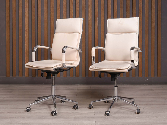 Офисное кресло RIVA CHAIR Искусственная кожа Бежевый Россия