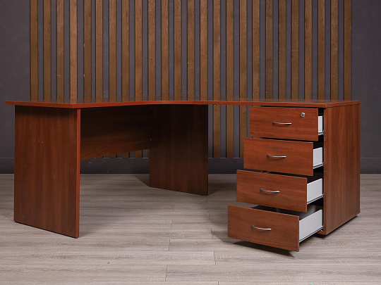 Стол с тумбой ДСП Вишня Россия