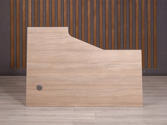 Стол эргономичный ДСП Ясень шимо Россия