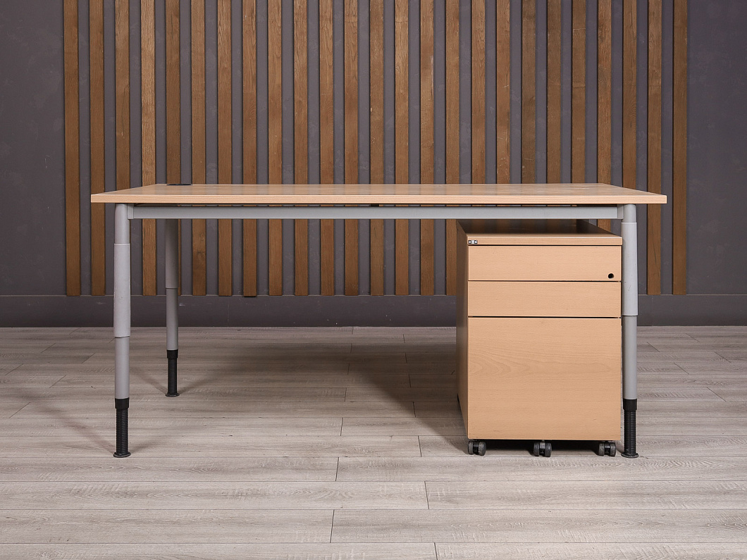 Стол с тумбой EFG ДСП Клен Швеция (2157-11085)