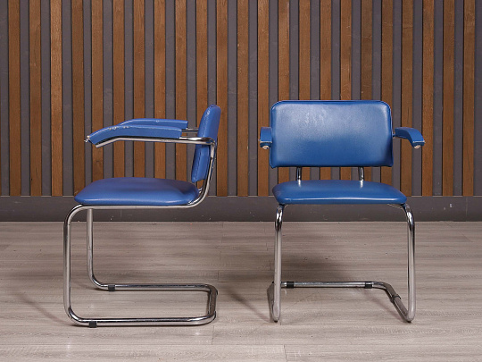 Офисный стул Искусственная кожа Синий Россия