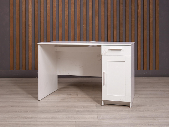 Стол с тумбой ДСП Белый Россия