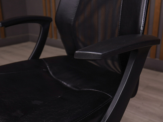Офисное кресло Искусственная кожа Чёрный Россия