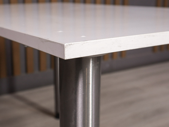 Стол прямоугольный ДСП Белый Россия