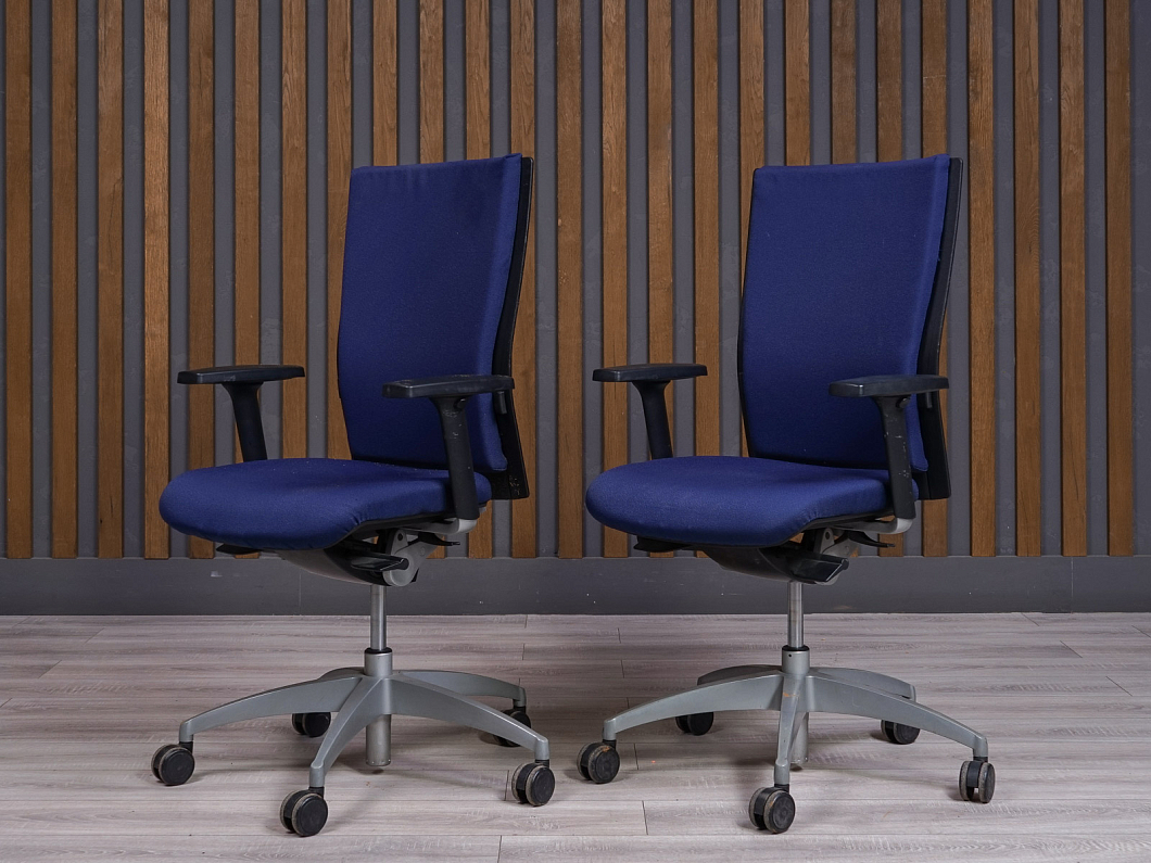 Кресло руководителя Steelcase Ткань Синий США (3268-09104)