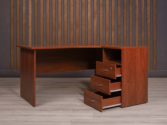 Стол с тумбой ДСП Вишня Россия