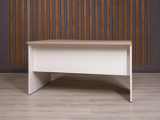 Стол эргономичный ДСП Ясень шимо Россия