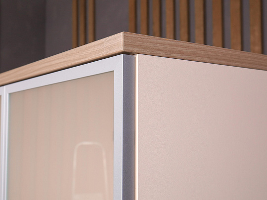 Шкаф для документов Accord ДСП Ясень шимо Россия