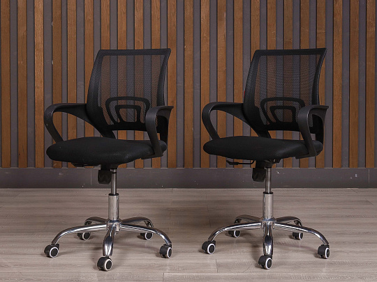 Офисное кресло ДЭФО Ткань Чёрный Россия