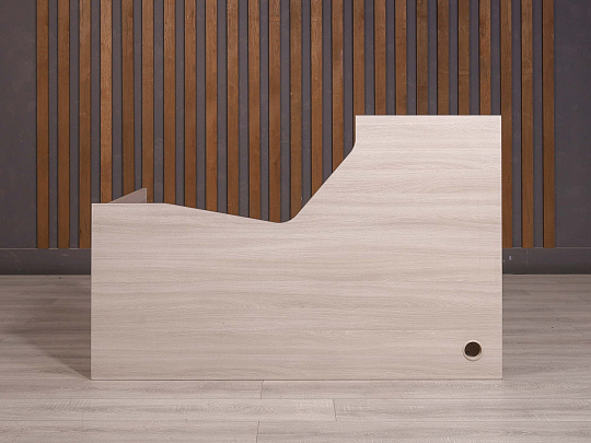 Стол эргономичный ДСП Ясень шимо Россия