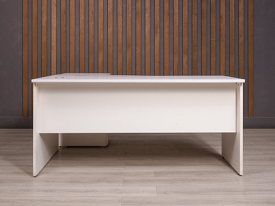 Стол с тумбой ДСП Белый Россия