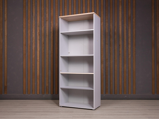 Шкаф-стеллаж для документов ДСП Серый Россия