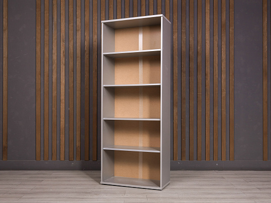 Шкаф-стеллаж для документов ДСП Серый Россия