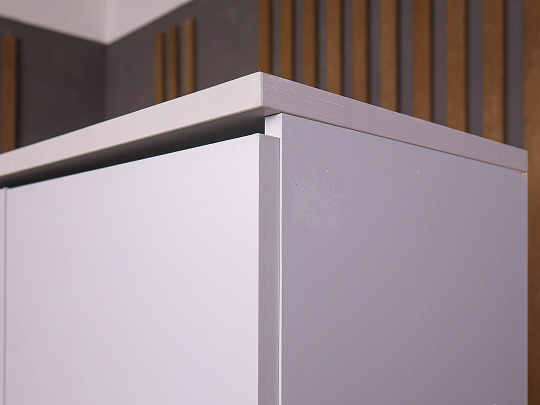 Шкаф для одежды ДСП Серый Россия