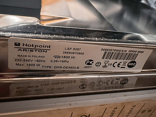Посудомоечная машина Hotpoint Ariston LSF 8357 Белый Польша